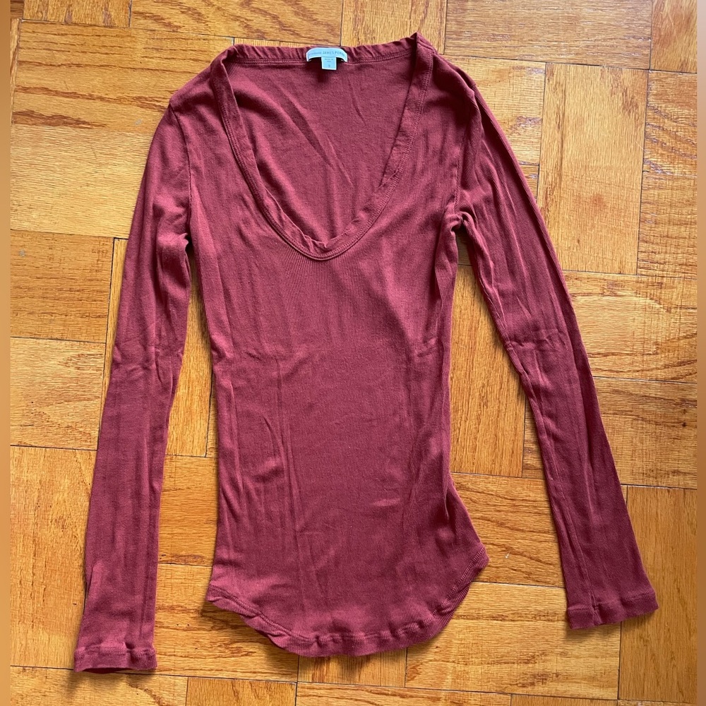 James Perse Long Sleeve Top